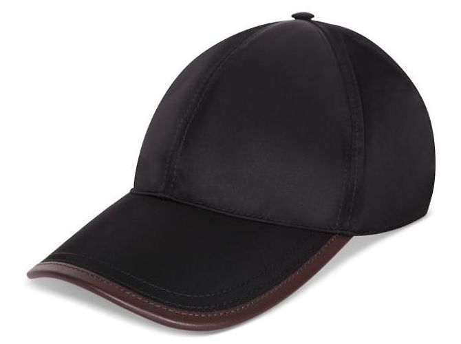 Prada Speedlock Nylon Baseball Cap Schwarz