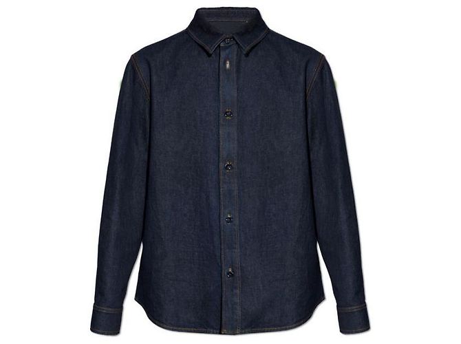 Burberry Denim Overshirt Blue