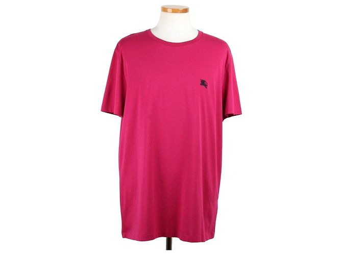 Burberry T-Shirt mit besticktem Logo Dark Pink XL