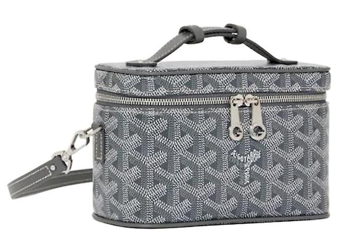 Goyard Vanity Mini Gray Marrone 