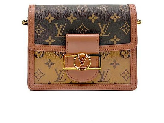 Louis Vuitton Monogram Mini Dauphine Marrom