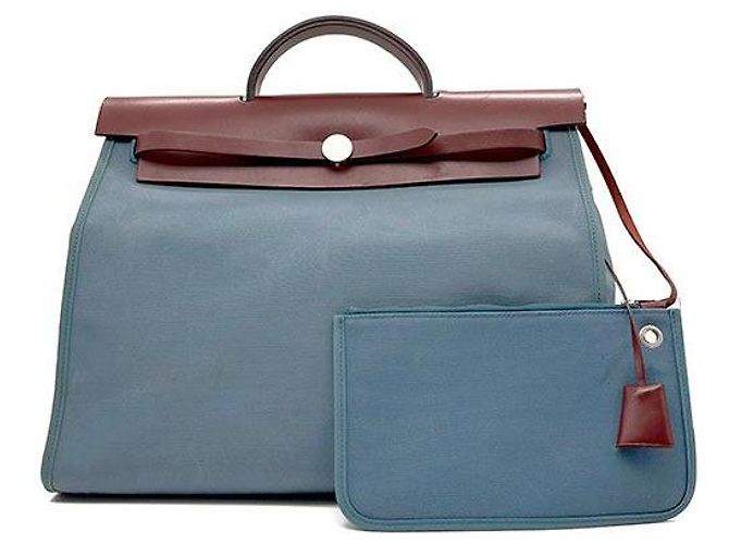 Hermès NEW ZIP Erbag Large Blu