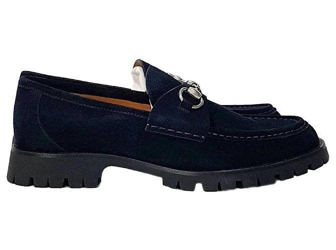 Gucci Mocassini in camoscio da uomo Blu