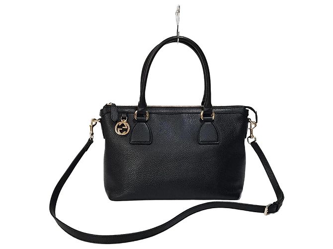 Gucci Sac à main cabas épaule Interlocking Noir