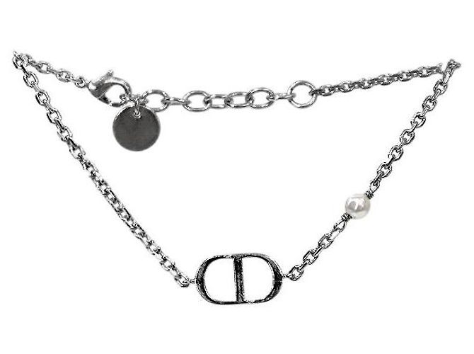 Dior Bracciale Pearl Petite CD Silver Argento 