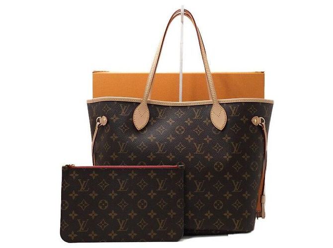 Louis Vuitton Bolso Shopper Tote Neverfull MM de lona Monogram Multicolor