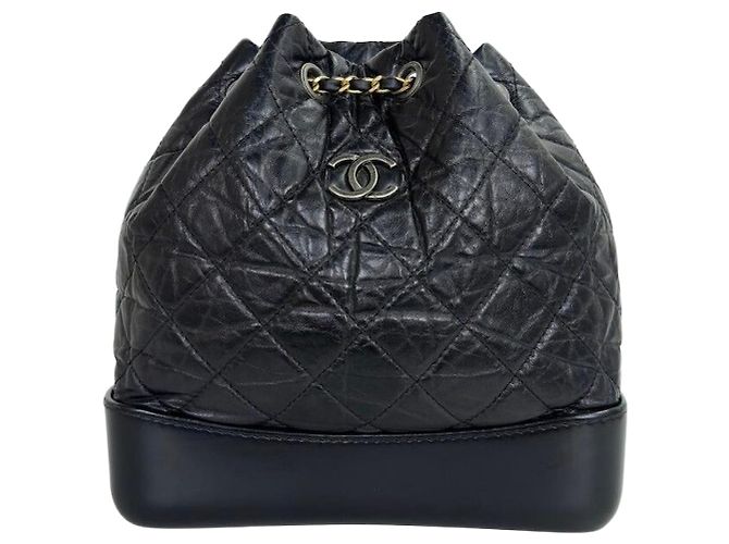 Chanel Gabrielle Backpack Small Black