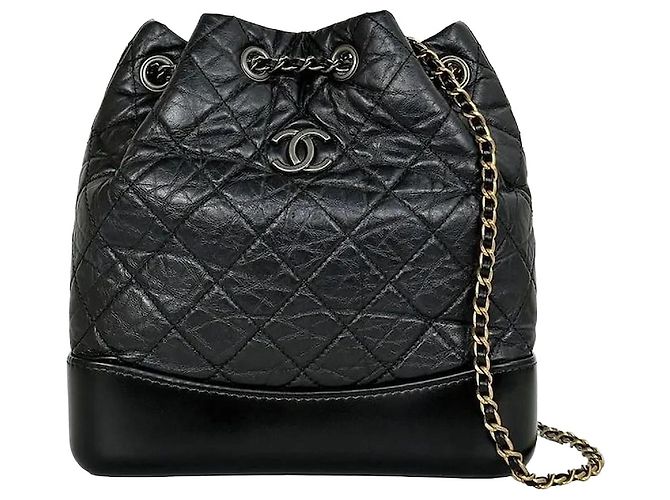 Chanel Gabrielle Backpack Small Black