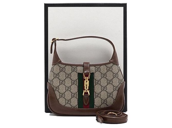 Gucci Borsa a spalla e crossbody Jackie Mini Hobo Marrone