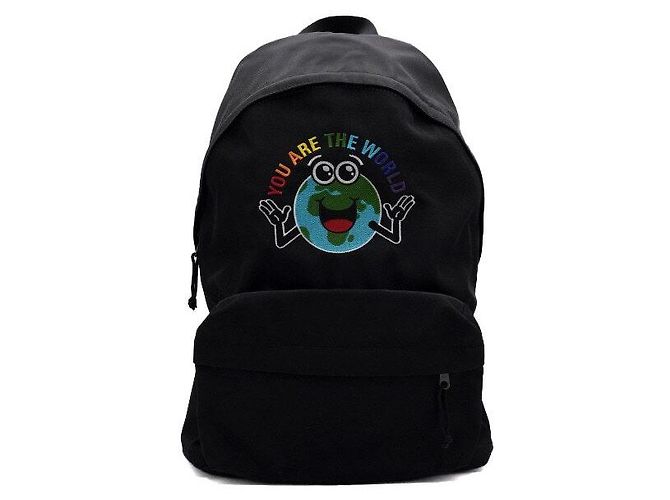 Balenciaga Explorer Logo Patch Canvas Unisex Backpack