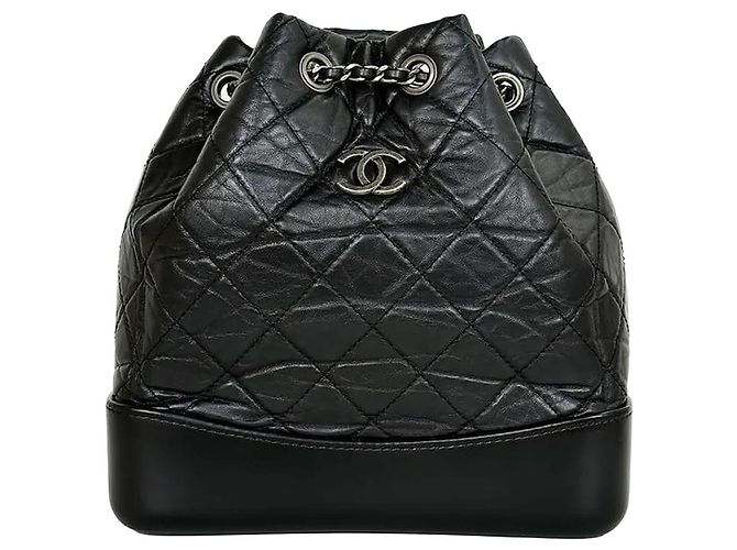 Chanel Gabrielle Backpack Small Black