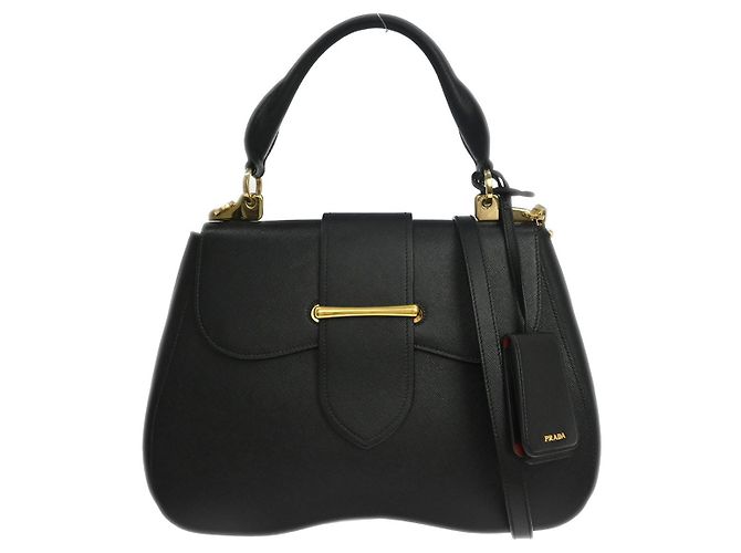 Prada Sidonie Saffiano Large Noir