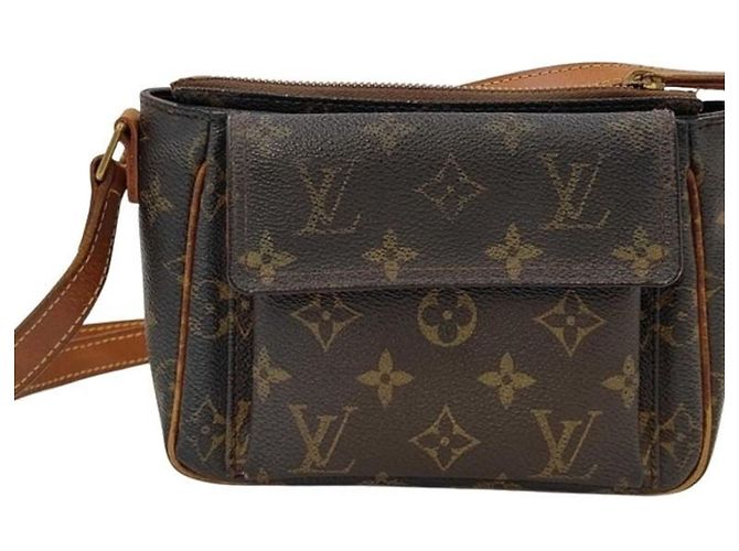 Sac à épaule Louis Vuitton Vivacite PM Marron Monogramme