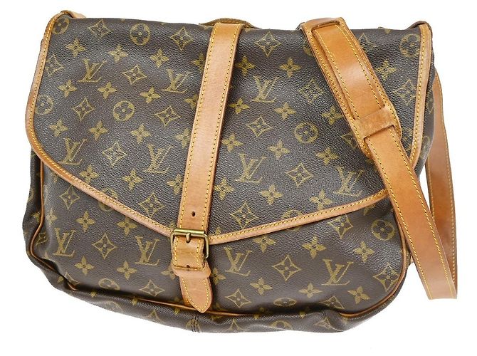 Louis Vuitton Saumur Monogram 35 Marrom
