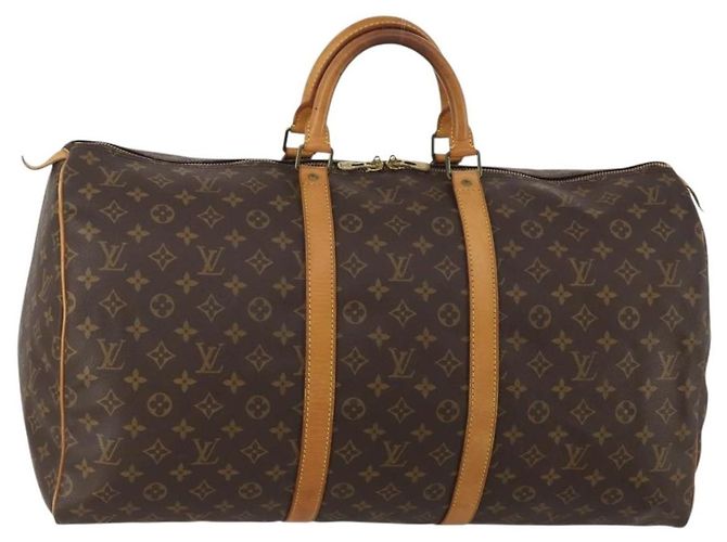 Louis Vuitton Keepall Monogram 55 Marrom