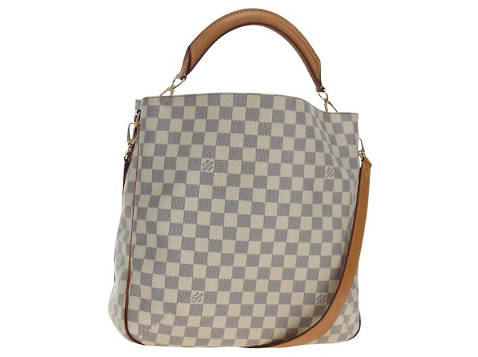 Louis Vuitton Soffi Damier Ebene Bianco