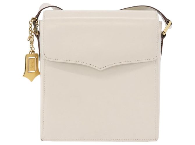Saint Laurent Vintage Leather Medium Écru