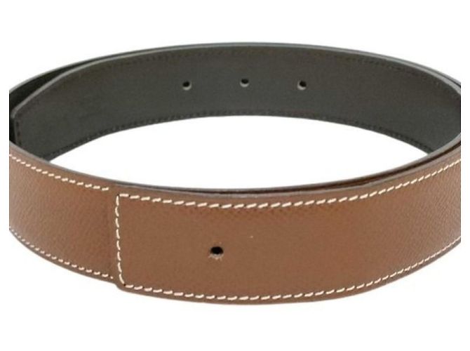 Hermès Hermes Constance Belt Brown