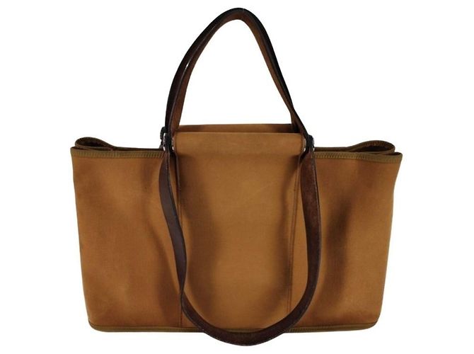 Hermès Bolsa de Ombro Hermes Cabas Elan PM Marrom