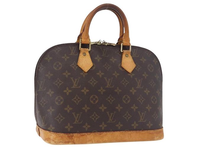 LOUIS VUITTON Monogram Alma PM Handtasche M53151 LV Auth 195737 Monogramm