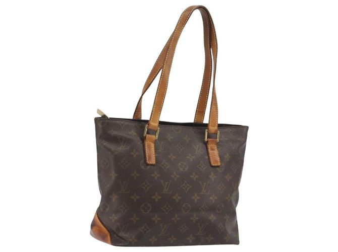 LOUIS VUITTON Monogram Cabas Piano Tote Bag M51148 LV Auth 194347 Monogramma