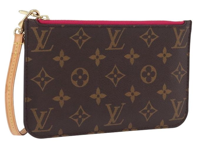 LOUIS VUITTON Monogram Neverfull PM Pouch LV Auth 193338 Monogramm