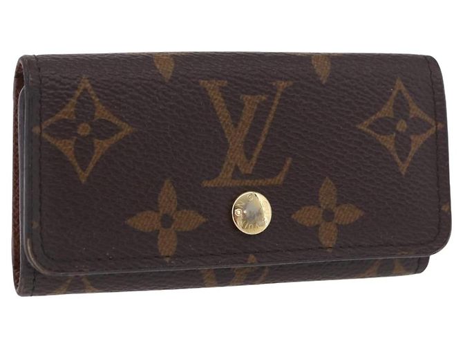 LOUIS VUITTON Monogram Multicles 4 Key Case Monogram M62631 LV Auth 194456A