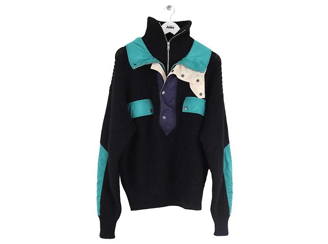 Isabel Marant Schwarzer Wollpullover Herren M