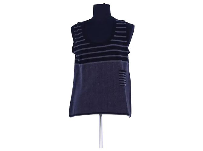 Chanel Black sleeveless top