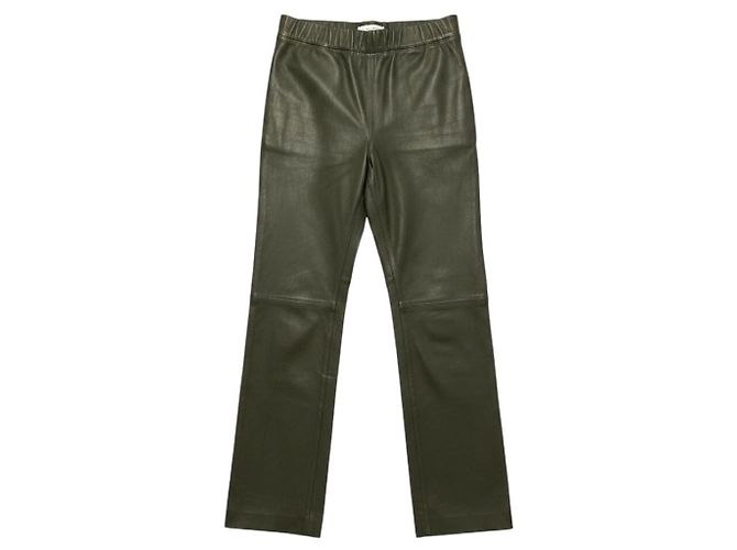 W118 by Walter Baker Pantalones Walter Baker de piel de cordero elástica verde oliva