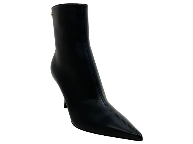 Botines Dunn de piel negra Gianvito Rossi Negro