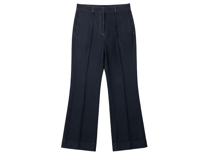 Pantaloni a gamba larga Deeda in denim blu scuro Adam Lippes