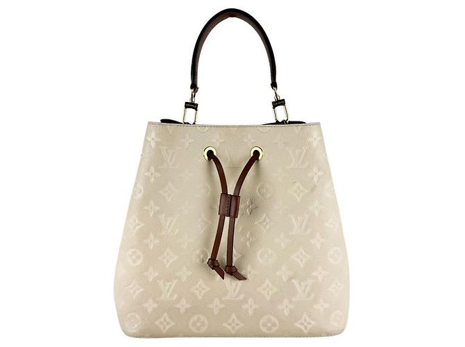 Néonoé Bolsa Louis Vuitton Monogram Empreinte NeoNoe Bege