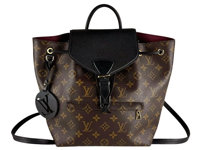Louis Vuitton Monogram Montsouris NM PM Backpack Black
