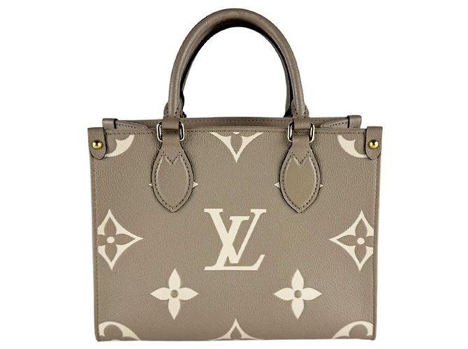 Bolso Louis Vuitton Monogram Empreinte OnTheGo PM Gris