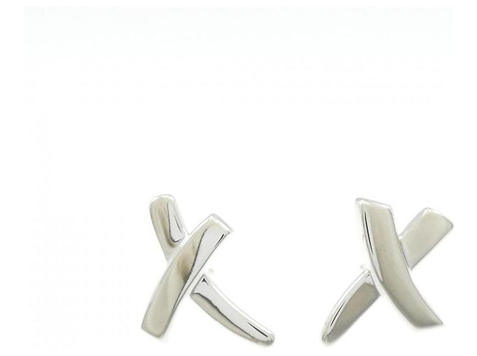 Tiffany & Co Orecchini Tiffany Kiss in Argento 925