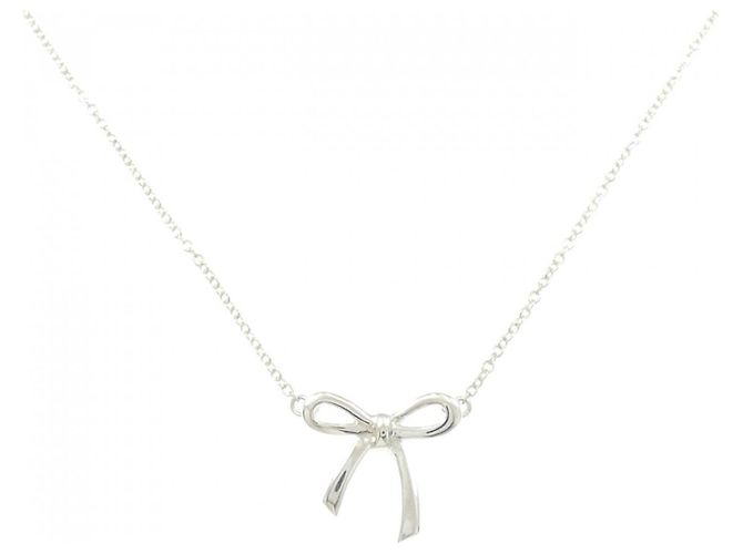 Tiffany & Co Tiffany Bow Halskette Silber
