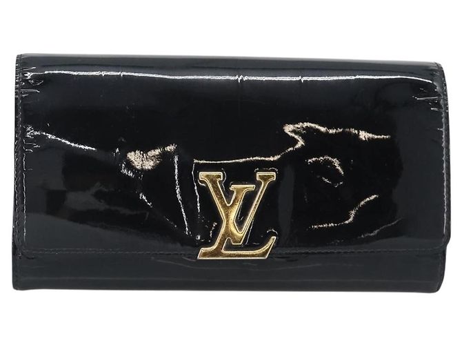 Clutch Louis Vuitton Louise de charol Long Negro