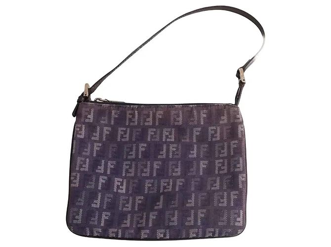 Fendi Schultertasche anthrazit Anthrazitgrau