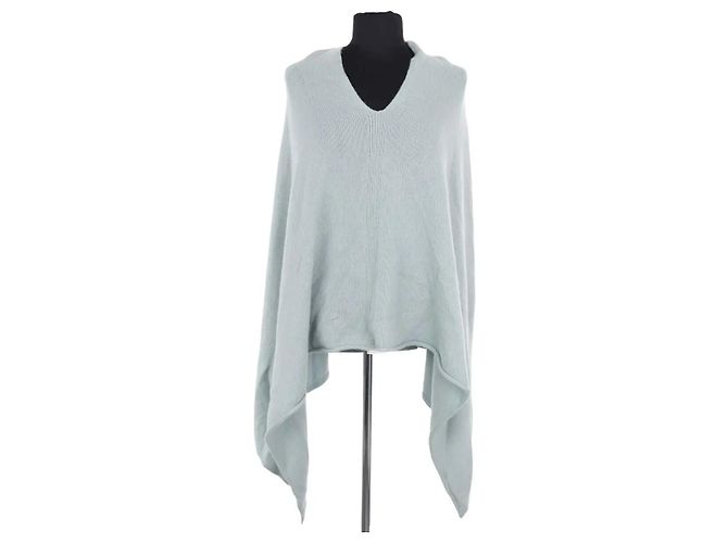 Eric Bompard Green Cashmere Poncho
