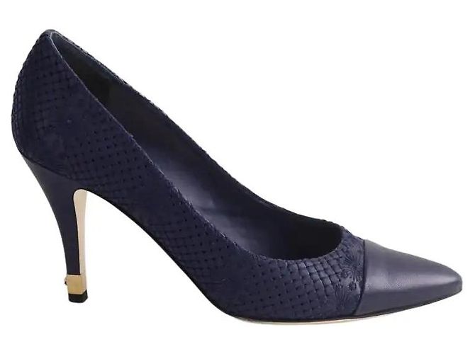 Chanel Navy blue heels