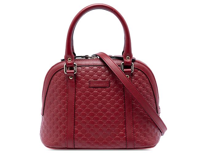 Borsa Dome Mini Microguccissima Gucci rossa Rosso
