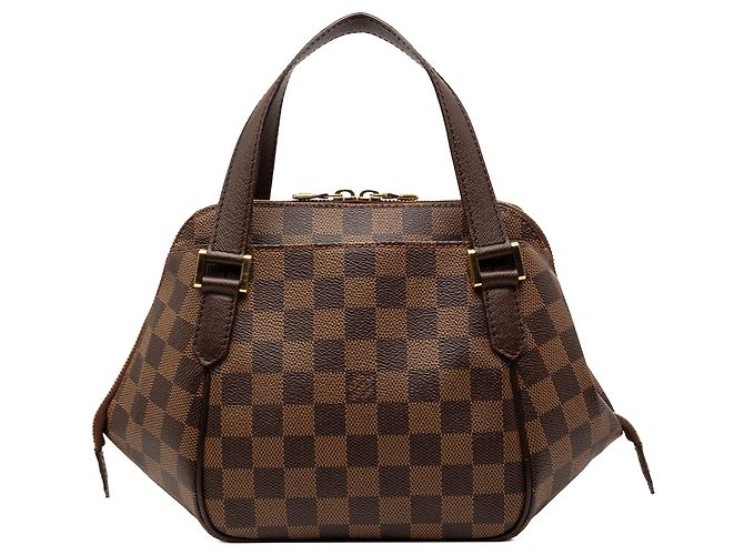 Borsa a mano Louis Vuitton Damier Ebene Belem PM Marrone