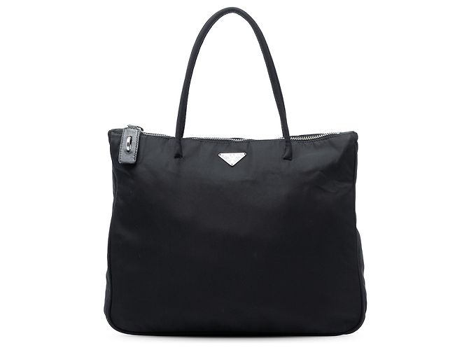 Borsa Tote Prada Tessuto Nera Nero