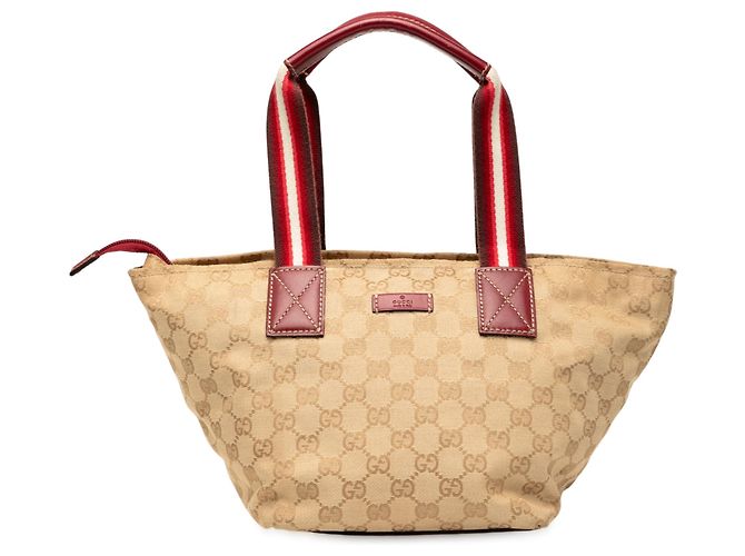 Borsa Gucci GG Canvas Web Tan Cammello
