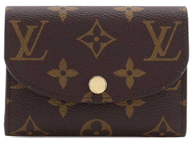 Monedero Louis Vuitton Monogram Rosalie Marrón Castaño