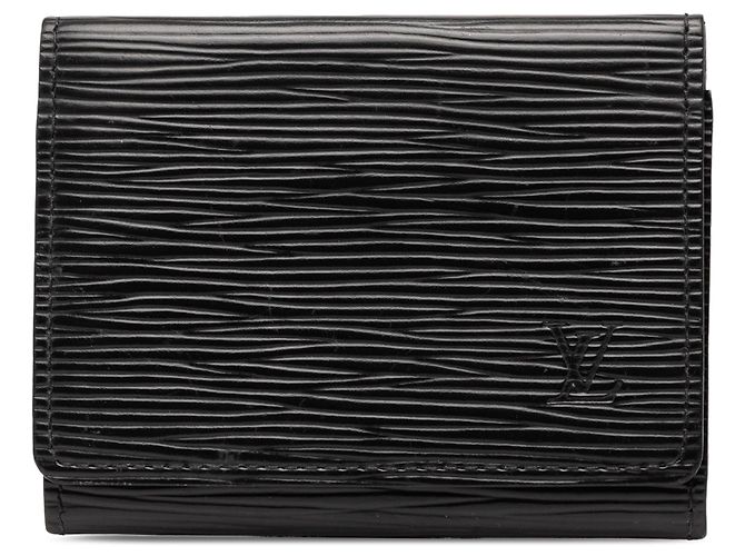 Tarjetero sobre Louis Vuitton Epi Negro