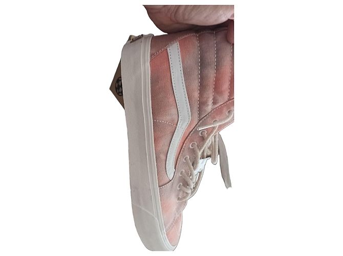 Vans Baskets montantes Sk8-Hi Vr3 Tie Dye Marron Rose Blanc