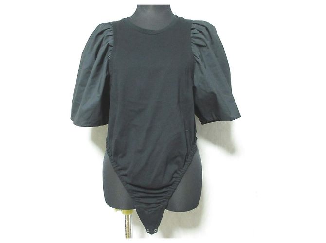 Autre Marque Bodysuit Layered Like Bodysuit SELENAHELIOS Nero