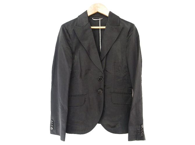 Autre Marque Giacca sartoriale in lino Etro Nero